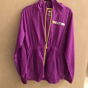 Fila workout jacket or Windbreaker size M.